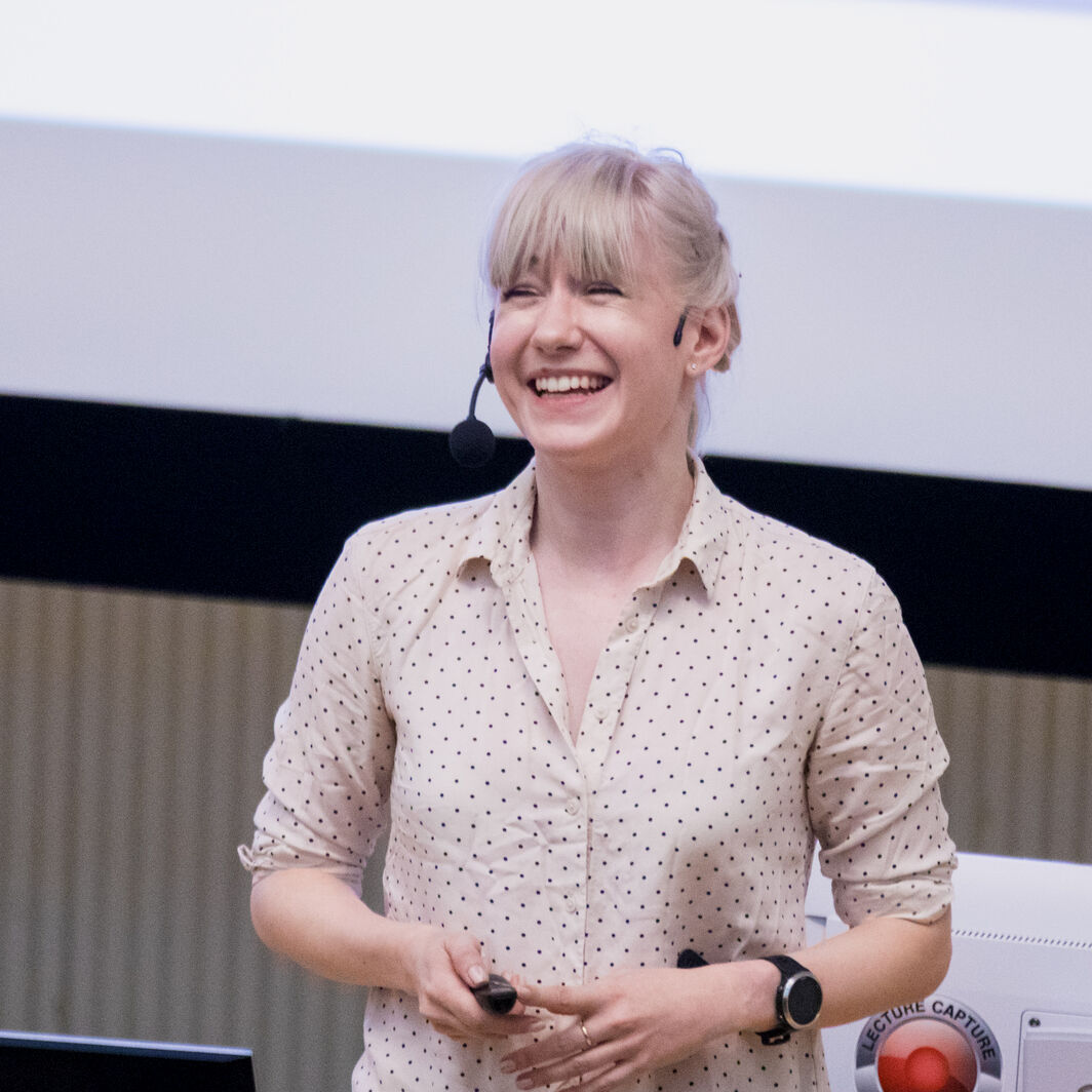 Vuoden 2019 Shaking up Tech -tapahtuman puhuja Linda Liukas, kuva: Mikko Raskinen