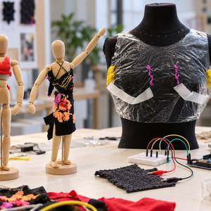Mannequins with outfit