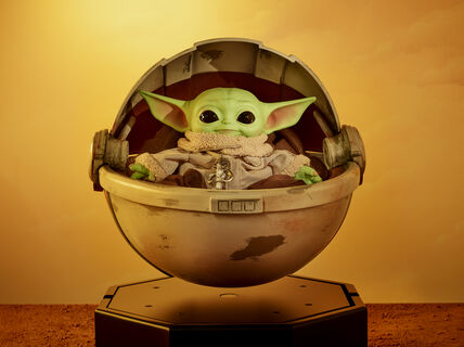 Levitating Baby Yoda