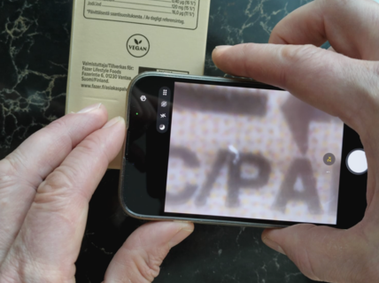 Cell phone scanning