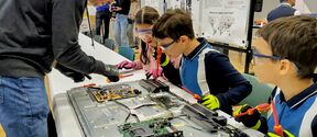 Disassembling electronics