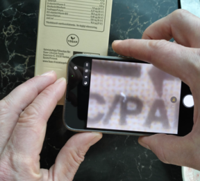 Cell phone scanning