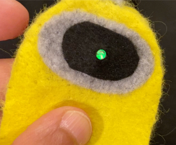 Piezoelectric keychain